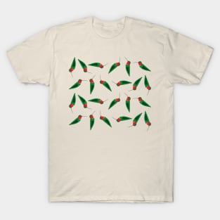 Tumbling Ruby throated hummingbirds T-Shirt